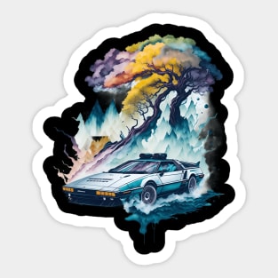 Summer Art DMC DeLorean Sticker